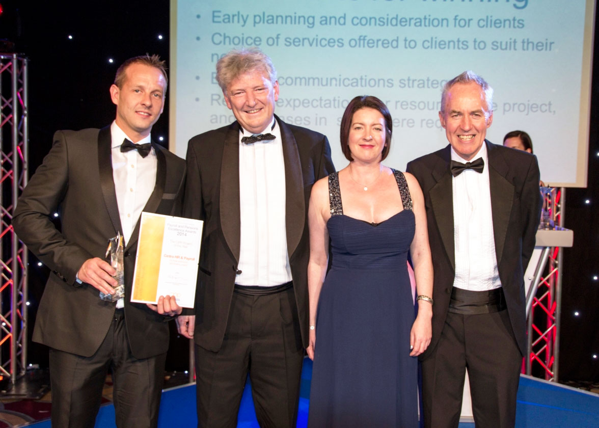 Cintra collect the Project of the Year Award at the CIPP Awards