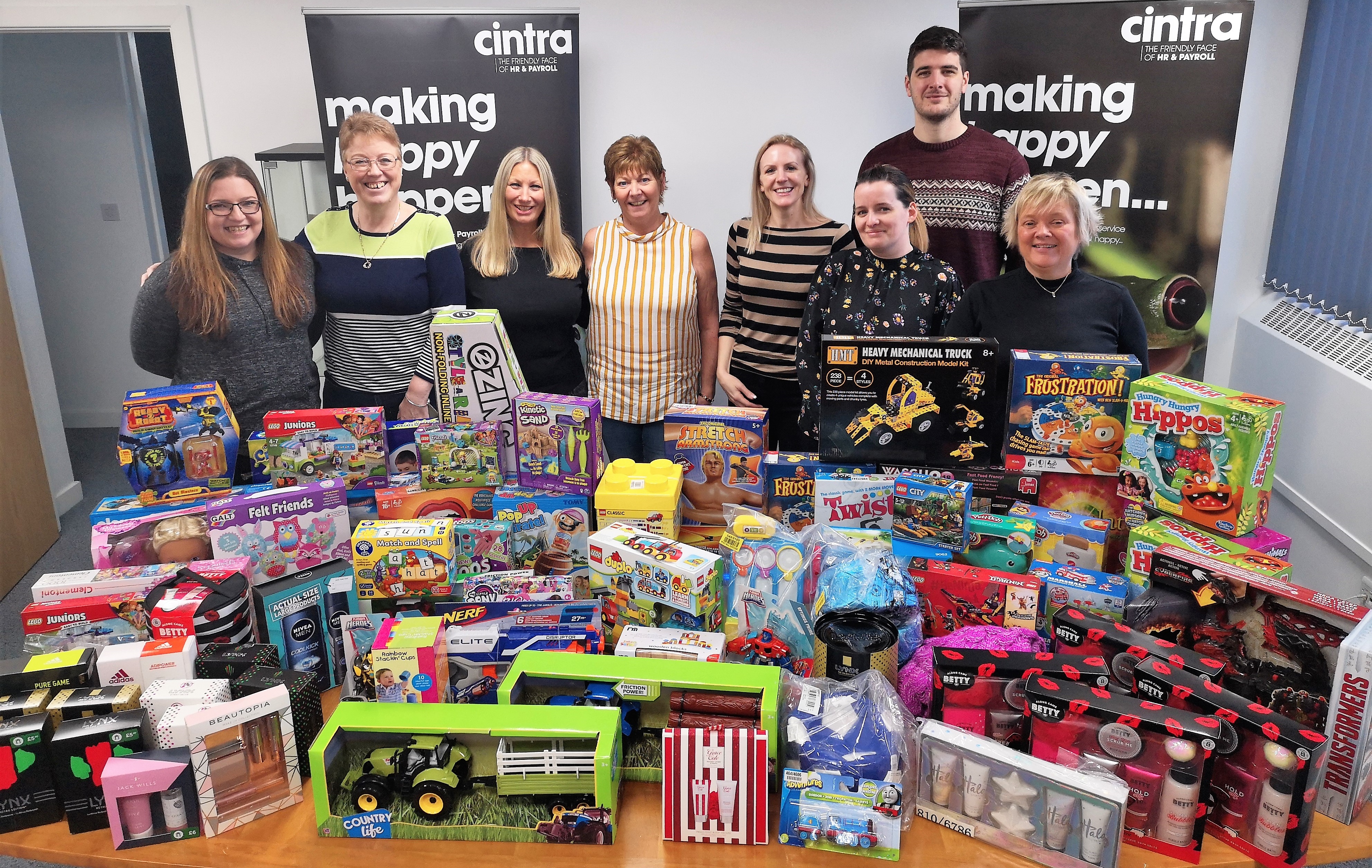 Cintra staff and their Mission Christmas collection