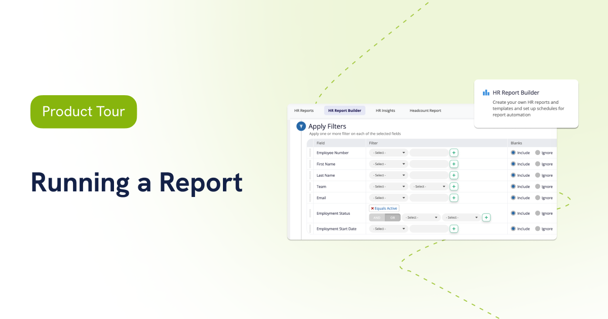 Running a Report in Cintra People HR - Cintra